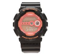 Casio GD-100HC-1E Men's Digital Quartz Watch with Black Resin Strap, Grey/Black, Strap