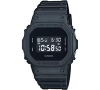Casio Gents 43.00mm Quartz Watch with LCD Digital dial and Black Rubber Strap Strap DW-5600BB-1ER