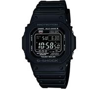 Casio Gents 43.00mm Solar Watch with LCD Digital dial and Black Rubber Strap Strap GW-M5610-1BER