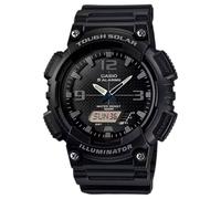 Casio Gents 46.00mm Solar Watch with Black Analogue - Digital dial and Black Rubber Strap Strap AQ-S810W-1A2VEF