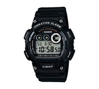 Casio Gents 47.00mm Quartz Watch with LCD Digital dial and Black Plastic/Resin Strap Strap W-735H-1AVEF