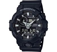 Casio G-shock GA-700-1BER Black Men's Analog Digital Dual Time Resin Strap Watch