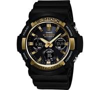 Casio Gents 52.00mm Solar Watch with Grey Analogue - Digital dial and Black Rubber Strap Strap GAW-100G-1AER