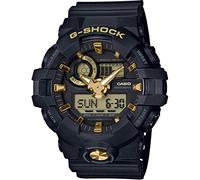 Casio G-Shock Classic Dual Display Black Plastic Strap Watch GA-710B-1A9ER