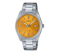 Casio Gents Vintage Collection Yellow Dial Stainless Steel Watch