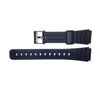 Casio Black Resin Watch Strap 18mm F-105W, F-91W, Resin, Resin, 0, Resin, 0, Resin, 0