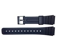 Casio Black Resin Watch Strap 18mm F-105W, F-91W, Resin, Resin, 0, Resin, 0, Resin, 0
