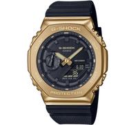 Casio Mens G-Shock Black X Gold 2100 Series Watch GM-2100G-1A9ER
