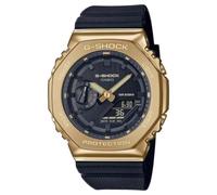 Casio Mens G-Shock Black X Gold 2100 Series Watch GM-2100G-1A9ER