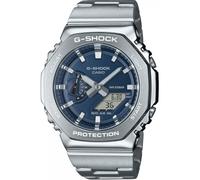 Casio GM-2110D-2BER Silver Steel Digital Quartz Unisex Watch