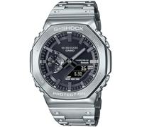 Casio GM-B2100D-1AJF [G-Shock GA-2100 Series Full Metal Model with Smartphone Link] Men's Watch Shipped from Japan Aug 2022 Model, Silver, Modern
