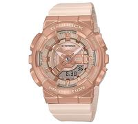Casio GM-S110 Metal Covered Wristwatch, pink beige/pink gold, goth