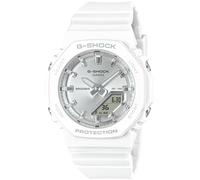 Casio GMA-P2100 Wristwatch, Made with Biomass Plastic, Midsize Model, Multicolor (White/Silver) Import from Japan New