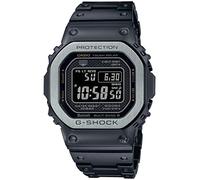 Casio GMW-B5000 Series G-Shock Wristwatch, Bluetooth-Equipped Solar Radio Control, Multi-Finished Black (Stainless Steel)
