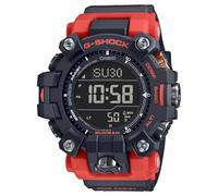 Casio GW9500-1A4 Men's Tough Solar Master of G Red Mudman G Shock Watch, red, Compact