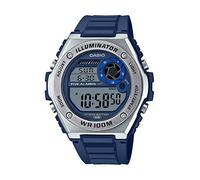 Casio Heavy Duty Digital 10 Year Battery, Blue, Digital