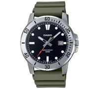 Casio Herren-Armbanduhr, MTP-VD01-1EVUDF, schwarzes Zifferblatt