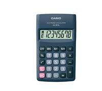 Casio HL-815L Pocket Calculator, 8-Digit Display with Square Root, Black