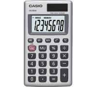 Casio Hs-8Va 8-Digit Pocket Calculator Silver