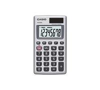 Casio HS-8VA-WK-UP 8-Digit Pocket Calculator, Silver