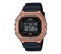 Casio Illuminator Digital Alarm Chronograph Backlight W-218HM-5BV Mens Watch 50M