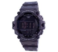 Casio Illuminator Grey Digital Quartz Sports 100M LED AE-1500WH-8B Men's Watch
