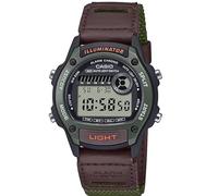 Casio Illuminator | W220HF Series | LED Backlight | Alarm | Chronograph | Digital Watch | Green/Brown