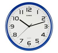 Casio IQ-24-2JF Blue Analog Standard Step Second Hand Wall Clock