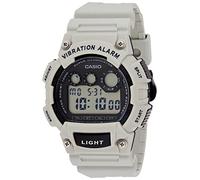 Casio Japanese Quartz Men's Digital Watch with Resin Strap W-735H-8A2VDF (I097), Grey, Strip