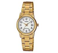 CASIO Japanese Quartz Movement Watch LTP-V002G-7, Gold, Strap