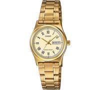 Casio Japanese Quartz Movement Woman Watch LTP+V006G.9B 26 mm, Gold, Standard Size, Bracelet