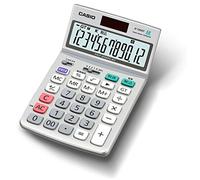 Casio jf-120gt Office Calculator 12-Digit Basic Calculator (Office Calculator Basic Calculators, Grey, 1 Lines, Solar/Battery, Grey)