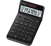 Casio JW-200SC-BK Desktop Calculator Black Solar Powered Battery Operated 109 x 11 x 184m