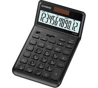 Casio JW-200SC-BK Desktop Calculator Black Solar Powered Battery Operated 109 x 11 x 184m