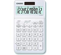 Casio JW-200SC-WE Desktop Calculator, Solar/Battery