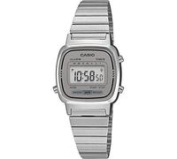 Casio LA670 Series Women's Digital Wristwatch Overseas Model, Silver × Gray LA670WA-7, Bracelet Type