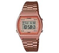 Casio Ladies 35.00mm Quartz Watch with Rose Digital dial and Rose Gold Metal Bracelet Strap B640WCG-5EF