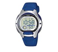Casio Ladies Digital Blue Rubber Strap Watch - LW-200-2AVDF