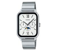 Casio Ladies Watch White Dial Silver Band