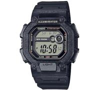 Casio LED Illuminator 10-Year Battery Extra Long Band Countdown Timer Daily Alarm Full-Auto Calendar Men's Digital Sport Watch Model: W-737HX-1AV, Black/XL Strap, Sports