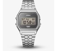 Casio Limited Edition Vintage Grey Seigaiha Pattern Digital Watch A159WEVJ-7