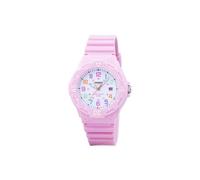 Casio LRW-200H-4B2VDF Womens Resin Strap Watch, Pink & White