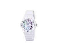 Casio LRW-200H-7BVDF Womens Enticer Analog Dial Watch, White & Black