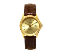 Casio LTP-1183Q-9A | Classic Gold-Tone | Leather Band | Women's Elegant Dress Wa