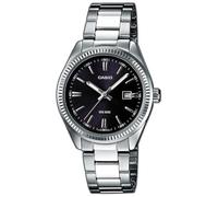 Casio LTP-1302D-1A1 Women's Stainless Steel Black Dial Watch