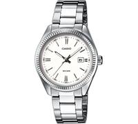 Casio LTP-1302PD-7A1VEG Timeless Collection 30mm 5ATM Quartz Unisex White Silver