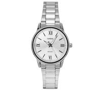 Casio LTP-1303DDD-7AV Women's Standard Stainless Steel Roman Silver Dial 3-Hand Analog Watch