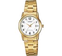 Casio LTP-V002G-7B Women's Gold-Tone Analog Watch | Date Display, Water Resistant