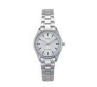 Casio LTP-V005D-7A Women's Standard Stainless Steel Silver Dial 3-Hand Analog Watch
