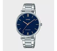 Casio LTP-VT01D-2B | Classic Quartz Women's Wrist Watch, Stainless Steel, Water